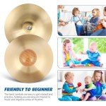 Brass Mini Hand Cymbals for Kids and Dance