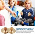 Brass Mini Hand Cymbals for Kids and Dance