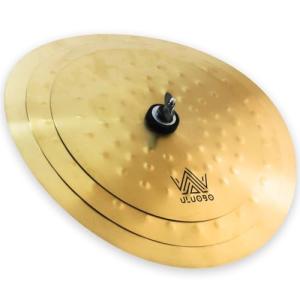 ULUOBO 3-Piece Hammered Clap Stack Cymbal Set