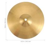 10 Inch Brass Crash Cymbal for Drum Kit