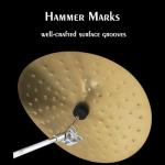 ULUOBO 3-Piece Hammered Clap Stack Cymbal Set