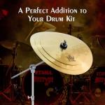 ULUOBO 3-Piece Hammered Clap Stack Cymbal Set