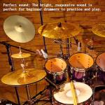 Lovermusic 8-Inch Brass Alloy Crash Cymbal
