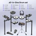 ALLSET Groove Electric Drum Set with Mesh Pads