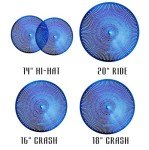 Eddaray 5-Piece Low Volume Cymbal Set