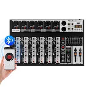 BAXS 6-Channel Bluetooth Audio Mixer with Effects