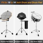Adjustable Snare Drum Stand with Stick Holder