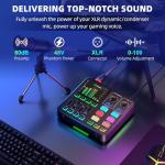 PUPGSIS Gaming Audio Mixer & Streaming Interface