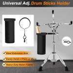 Adjustable Snare Drum Stand with Stick Holder
