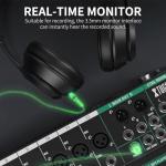 XTUGA 12-Channel Audio Mixer with Bluetooth & Effects