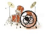 Led Zeppelin John Bonham Mini Drum Set Replica