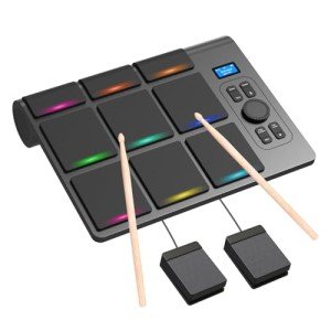 OYAYO 9-Pad Portable Electronic Drum Kit