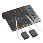 OYAYO 9-Pad Portable Electronic Drum Kit