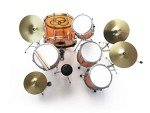 Led Zeppelin John Bonham Mini Drum Set Replica