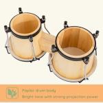 BAHAMUT 6"+7" Wooden Bongo Drum Set