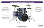 Yamaha Stage Custom Birch 5pc Drum Shell Pack