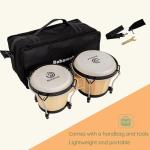 BAHAMUT 6"+7" Wooden Bongo Drum Set