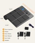 OYAYO 9-Pad Portable Electronic Drum Kit