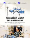 Donner 5-Piece Kids Drum Set - Blue