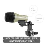 YO-TRONICS 7-Piece Drum Microphone Kit