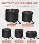5-Piece Drum Bag Set for Standard Kits