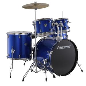 Ludwig Accent Complete Drum Set - Blue Sparkle