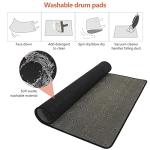 IBVIVIC Drum Mat - Non-Slip, 5.9 x 1.2m