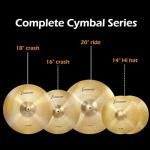 5-Piece Drum Cymbals Set for All Styles
