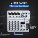 6-Channel Audio Mixer with 99 Sound Effects