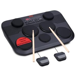 Compact Pyle Electronic Tabletop Drum Kit