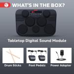 Compact Pyle Electronic Tabletop Drum Kit