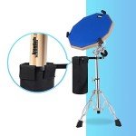 GrowDaily 12-Inch Double-Sided Drum Practice Pad Set