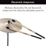 12-Piece Drum Mute and Silencer Pad Set