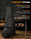 5-Piece Padded Drum Case Set for Easy Transport