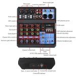 Jindaudio 5-Channel Bluetooth DJ Mixer with FX