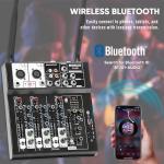 MICNAUX 4-K Audio Mixer with Dual Wireless Microphones