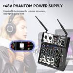 MICNAUX 4-K Audio Mixer with Dual Wireless Microphones