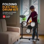 Pyle Electronic Drum Set with Mesh Pads & Sounds
