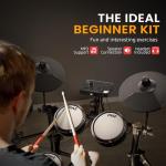 Pyle Electronic Drum Set with Mesh Pads & Sounds