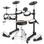 Ktaxon Electric Drum Set with Mesh Pads and Sound