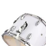 14" White Marching Snare Drum with Accessories
