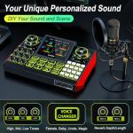 Live Streaming Audio Mixer with Voice Effects