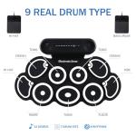 G7 9-Pad Electronic Drum Set with Speakers