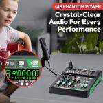 Pyle 6-Channel Bluetooth Audio Mixer & Controller