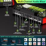 Live Streaming Audio Mixer with Voice Effects