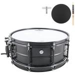 EASTROCK 14" Black Matte Snare Drum for Professionals