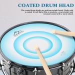 EASTROCK 14" Black Matte Snare Drum for Professionals