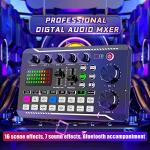 SINWE Live Sound Card & DJ Mixer for Podcasting
