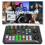 SINWE Live Sound Card & DJ Mixer for Podcasting