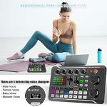SINWE Live Sound Card & DJ Mixer for Podcasting